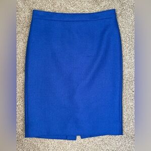 Jcrew Royal Blue Wool skirt. In perfect condition.
